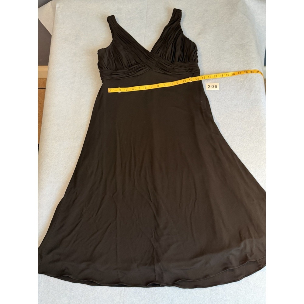 Anne Klein Dress Size 14 Women's Excellent Condition 28% Polyester Black